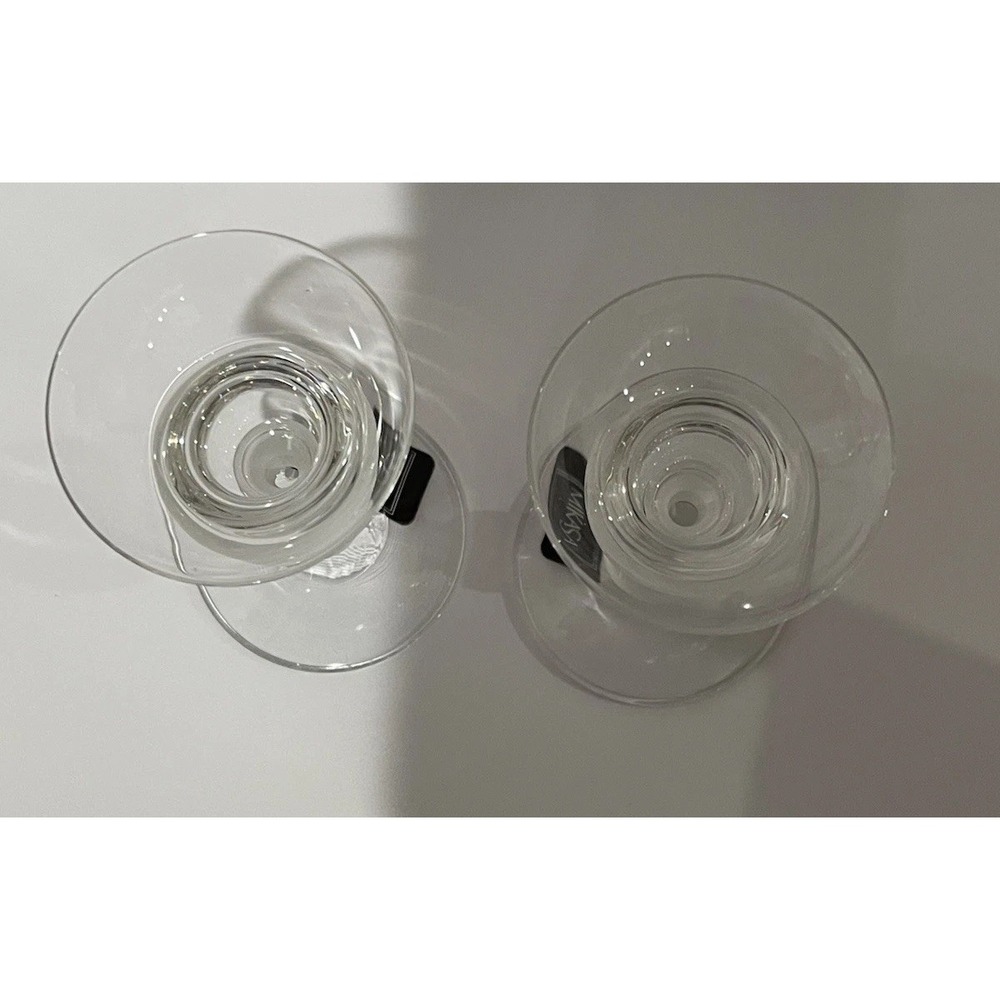 Pair‎ Of Mikasa Kensington 5 1/4" Candlestick Holders Frost New Elegant - Picture 4 of 10